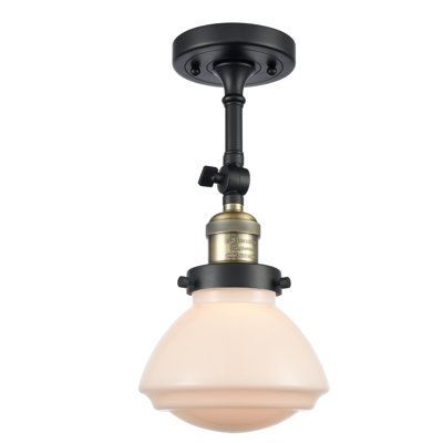 Plafonnier semi-encastré 1 lumière 6,75 po Chesterville