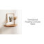 Canvey Half Moon Solid Wood Floating Table Shelf-1588571221