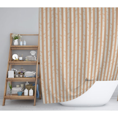 Amot Striped Shower Curtain