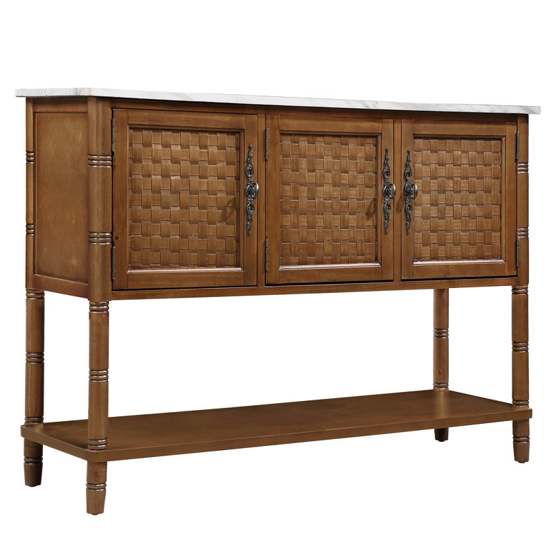 Console 47,24 po Dawa, Chêne