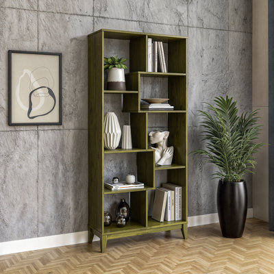 Geometrix Solid Wood Bookcase