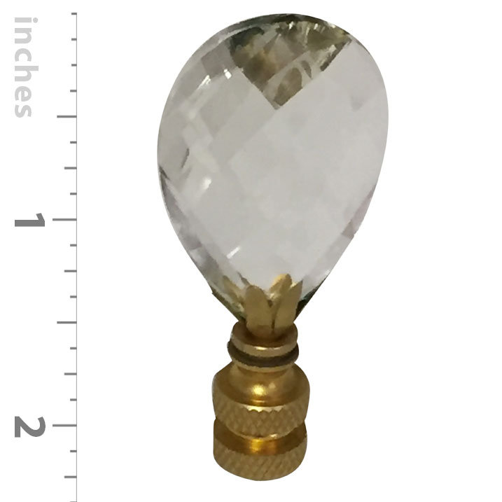 Fleuron diamant en cristal K9
