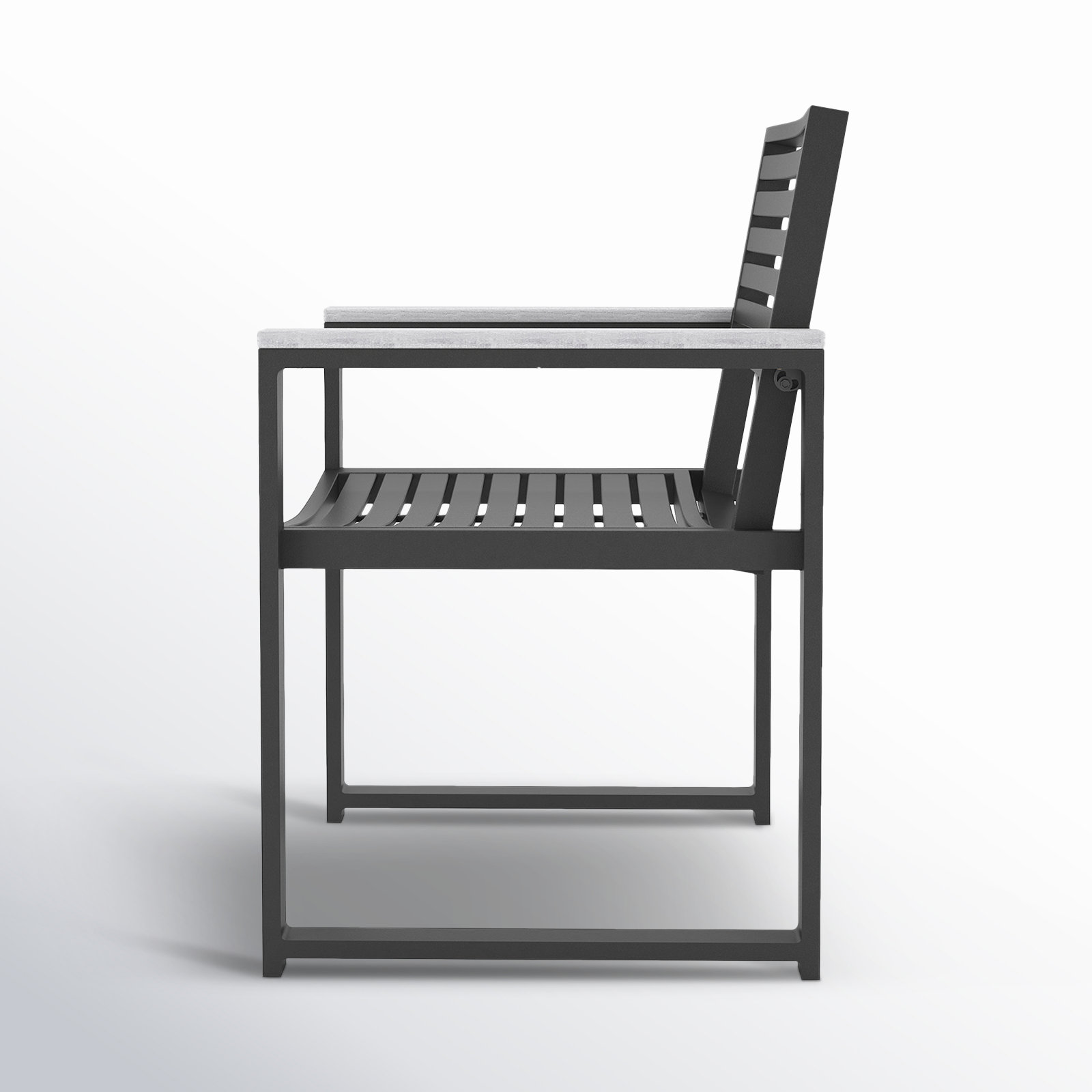 Townsend Outdoor Patio Dining Armchair, White