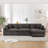 Aariketh Modular Upholstered Sectional with Ottoman-1056631623-1012514668