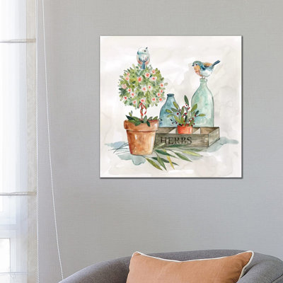Garden Glimpse II by Carol Robinson - Wrapped Canvas Gallery-Wrapped Canvas Giclée