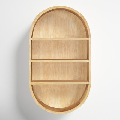 Minx 16" Mango Wood Accent Shelf