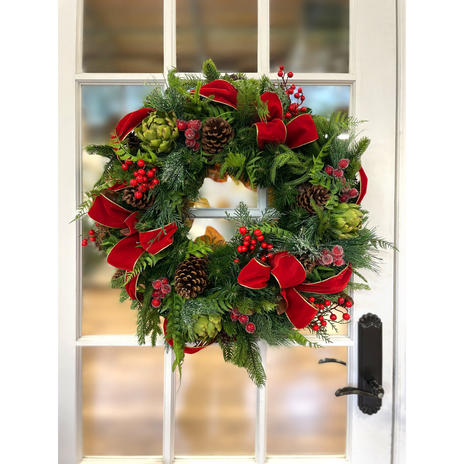 26" Handcrafted Evergreen Wreath
