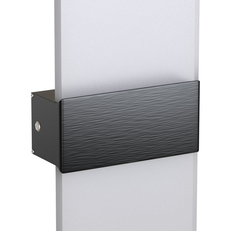 Chistina Modern LED Integrated LED Flush Mount Wall Sconce, Rectangle Vanity Light
