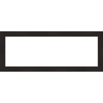 Furniture Espresso Narrow Framed Dry Erase Magnetic Board Organization Boards