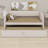 Upholstered Daybed With Pop Up Trundle-1794799532