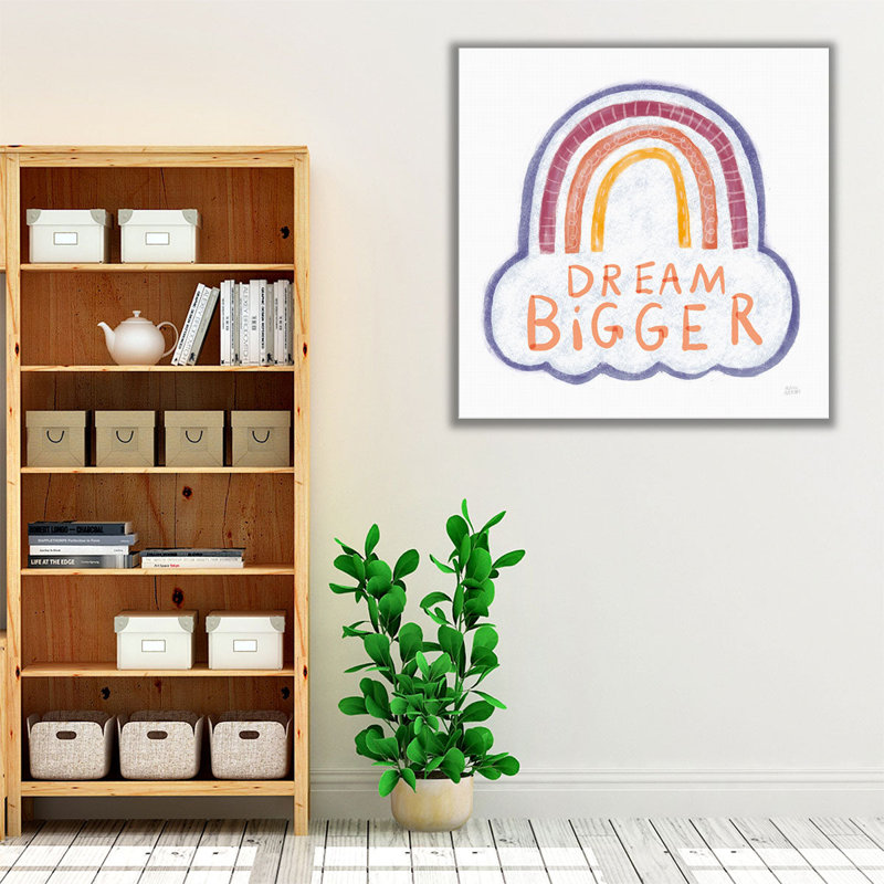 Dream Bigger - Canvas Print Wall Art, 40'' H x 40'' W