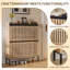 Armoire de rangement pour chaussures 16 paires