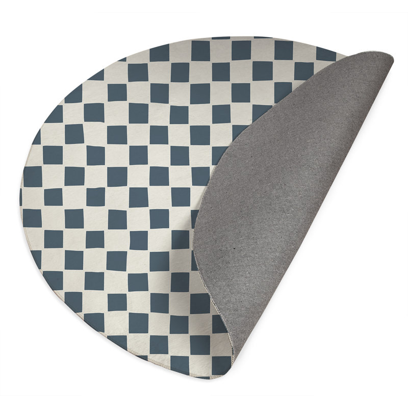Checkered Activity Mat, Blue