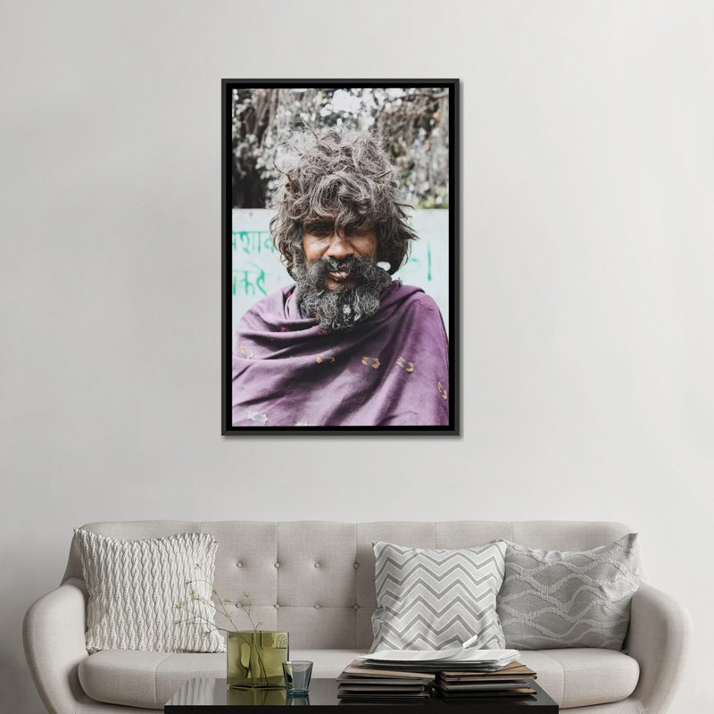 « lucknow, inde iv » par luke anthony gram, reproduction d’impression sur toile tendue, H 48 po x l 32 po x P 1,5 po