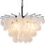 Lustre coquillage moderne 6 lumières Capiz-1873657748