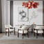 Chaise de poker avec accoudoirs pivotants capitonnés LUMera Collection - blanc-2129638752-2030762714