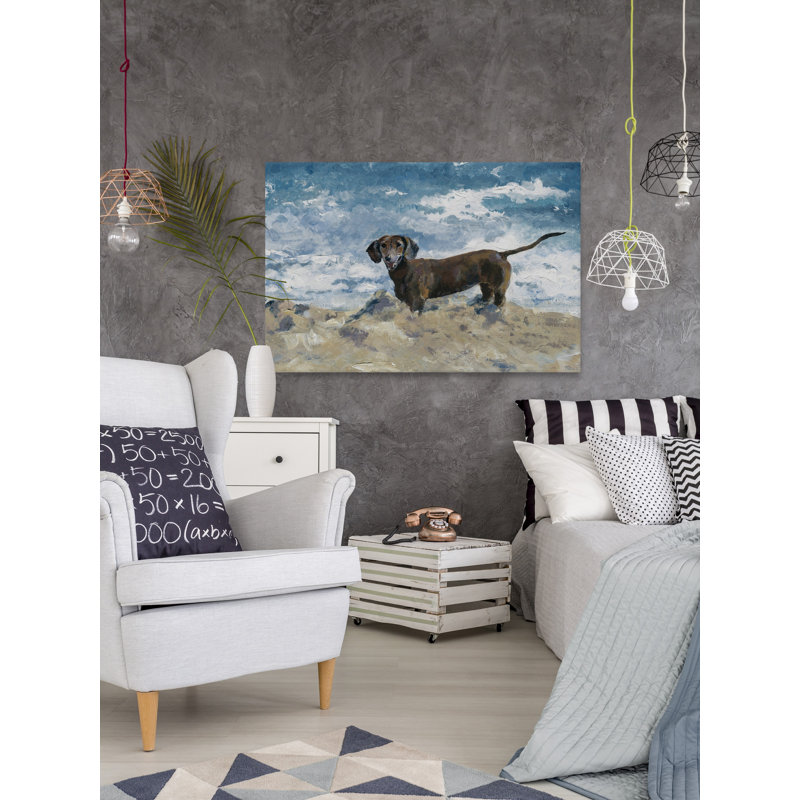 " Enjoying The Sand " by Parvez Taj, 40" H x 60" W x 1.5" D