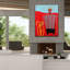  «Ride On» par Bebe Keith, art mural sur toile, 40 po x 54 po