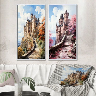 " Germany Hohenzollern Castle " 2 - Pieces