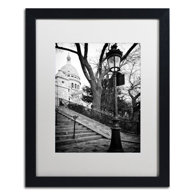 « montmartre france », reproduction de photo encadrée
