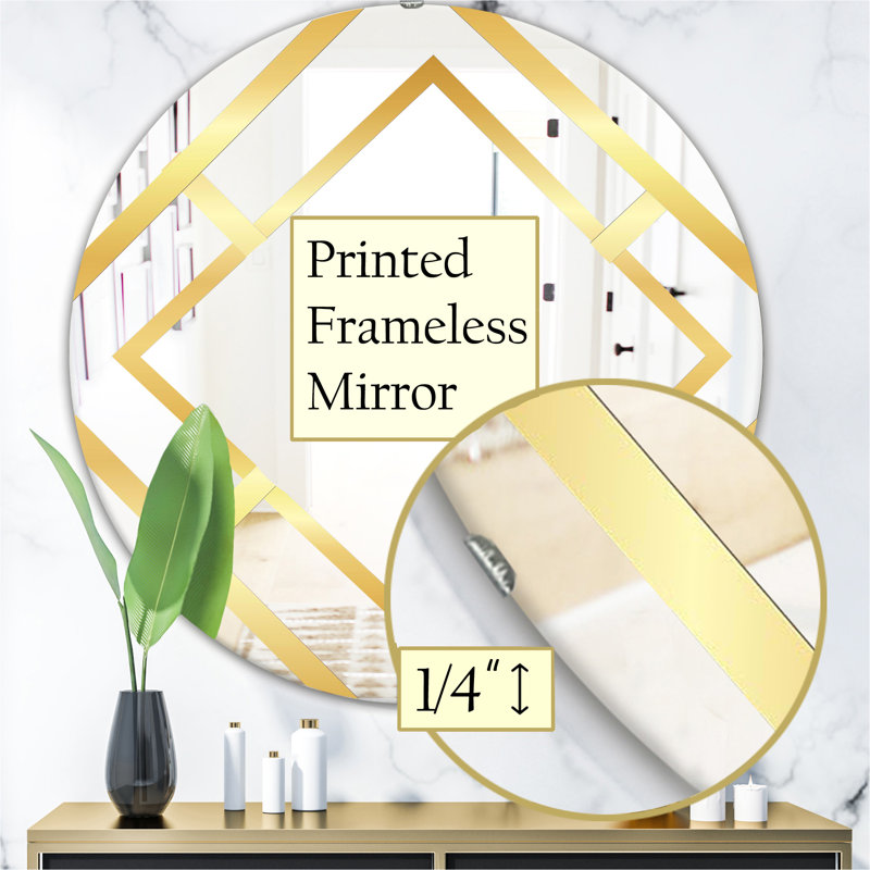 Miroir d'appoint Capital Essential Glam, H 23,6 po x l 23,6 po