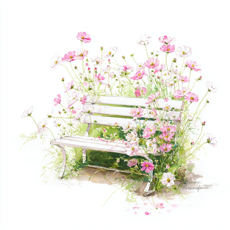 «Golden Floral Field», art mural sur toile tendue, 30"W x 30"H x 1.5"D
