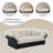 Pull Out Sofa Bed, 3-in-1 Convertible Sleeper Tufted Sofa-1918654123