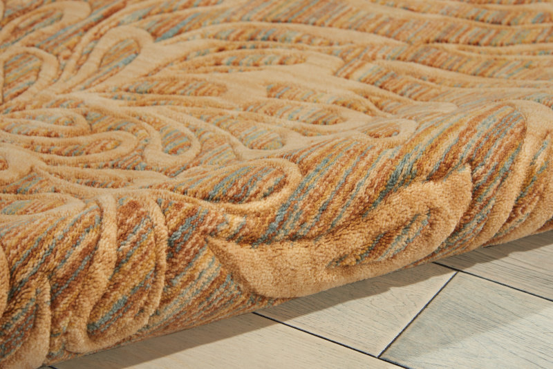 Kindra Wool Floral Indoor Rug, Rectangle 9'6" x 13'6"