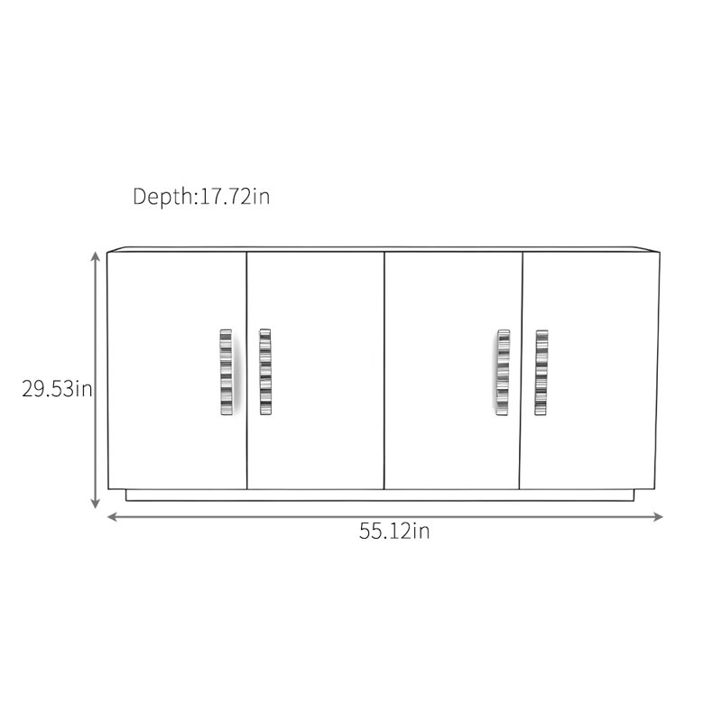 Multifunctional High-End Sideboard