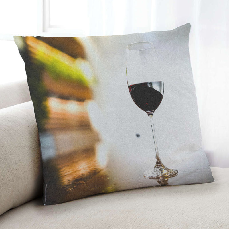 Coussin Drinks Wine, Synthétique