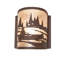1 - Light Flush Mounted Sconce