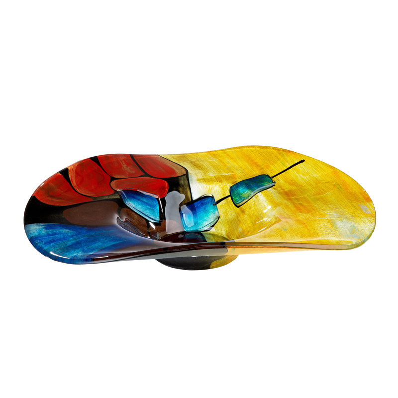 Jeremey Handmade Glass Decorative Bowl 1