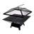 Square Small Fire Pit BBQ Party Portable Fire Pit