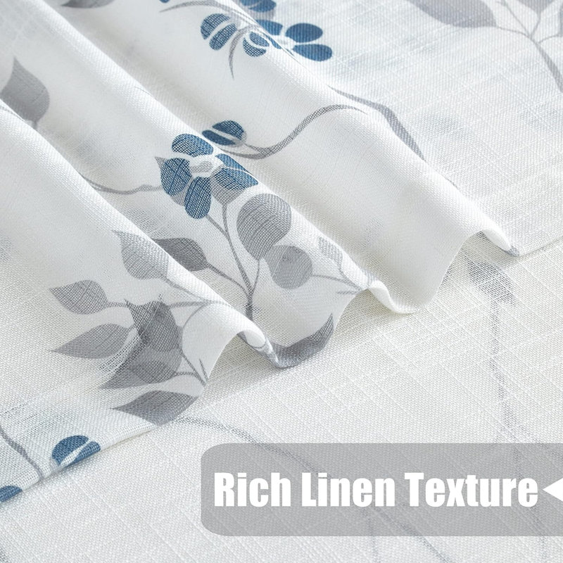 Semi Sheer Curtain Panel Pair