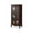 Nut-Brown Solid Wood Display Cases