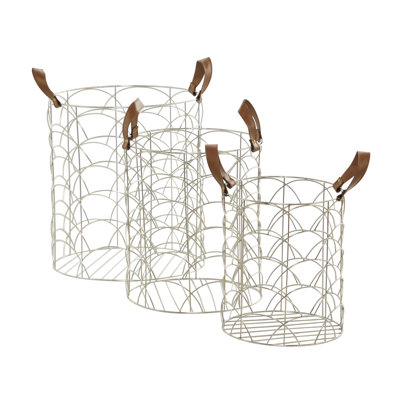 3 Piece Mesh Basket Set