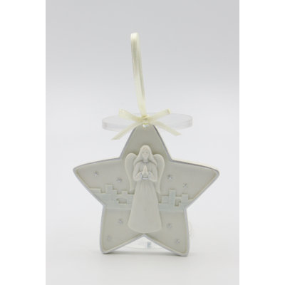 4.5'' Handmade Ceramic Astrology & Stars Hanging Figurine Ornament