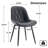 Chardee Upholstered Dining Chairs Faux Leather Waterproof Side Chair with Metal Frame-1629585636