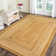 Tapis décoratif en jute beige fabriqué à la main lechez