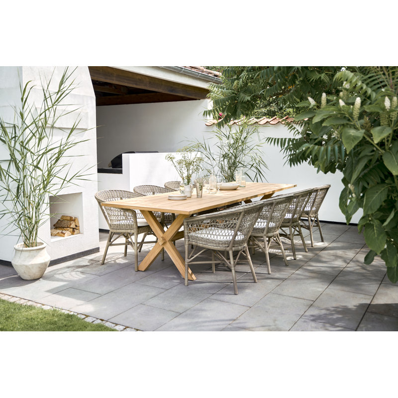 Georgia Garden Outdoor Dining Armchair, Tempotest White Revolution®