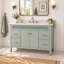 Meuble-lavabo l 30 po x P 21 po Selvaro avec comptoir simple Castella de Blanc-132976152-132976157-132976166