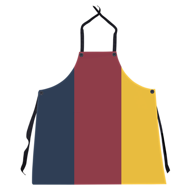 Tablier de basketball Denver, Bleu nuit / rouge / jaune