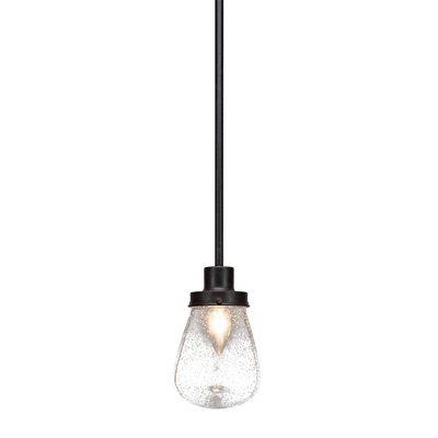 Mini-luminaire suspendu suspendu Elwell avec verre de 5 po Elwell
