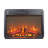 Compact Electric Fireplace Insert with Log Set, Realistic Flame & Overheat Protection-114137894