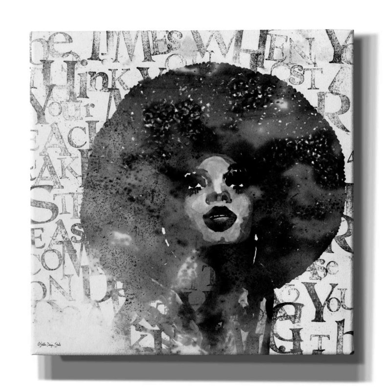 Diana par Stellar Design Studio - peinture sur toile tendue, H 37 po x l 37 po x P 1,5 po