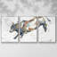 Modern Bull Study II - Toile encadrée multi-pièces-479066203-479066196