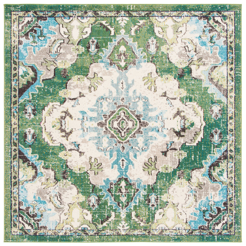 Shanna Oriental Indoor Rug, Square 3'