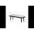 Conlan Upholstered Black and Cream Bench