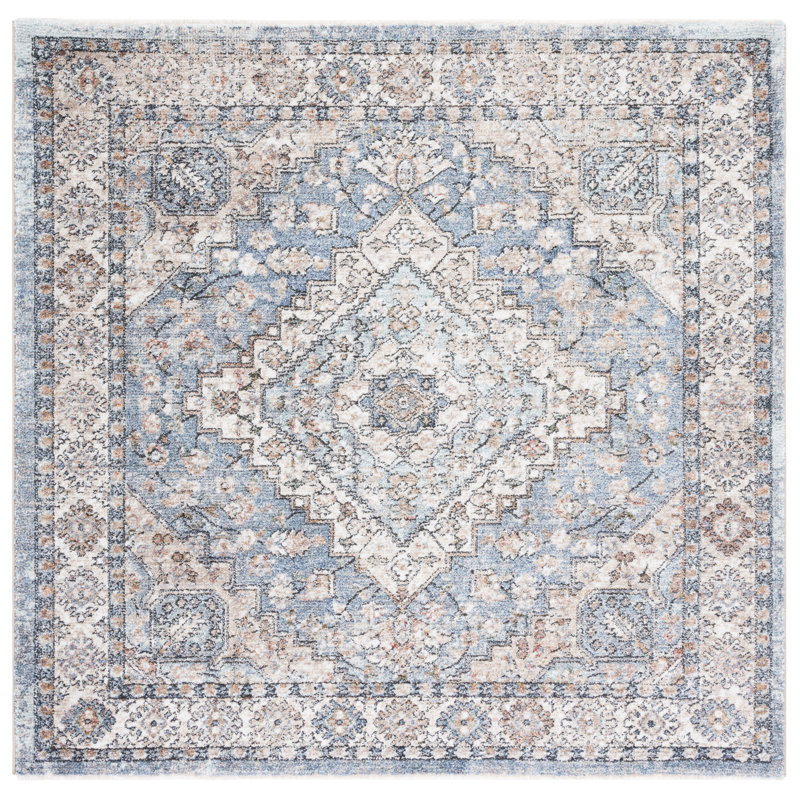 Jacomine Performance Oriental Rug, Square 5'3"
