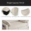 Canapé-lit convertible 2-en-1 en velours côtelé, canapé-lit 2 places avec interrupteur à deux formes avec rangement latéral, éponge à rebond élevé et structure en bois massif, assemblage facile pour le salon / bureau-1509189443
